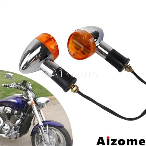 Motorcycle Turn Indicators Flashlights Turn Signal Lights For Honda VTX 1800 TYPE C R S N F T RETRO Custom Blinkers Turn Signals