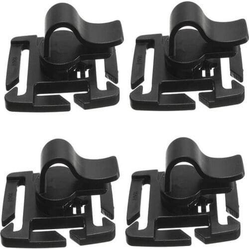 Water Tube Clip Hose Clamp Fixed Rotation Snaps Buckle for Molle Webbing Hydration Backpack Pack of 4