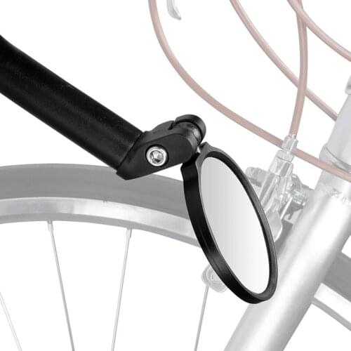 Unbreakable Stainless Steel Lens Mirror MTB Road Bicycle 1PC Clear Wide Range Back Sight Reflector Angle Adjust Hafny