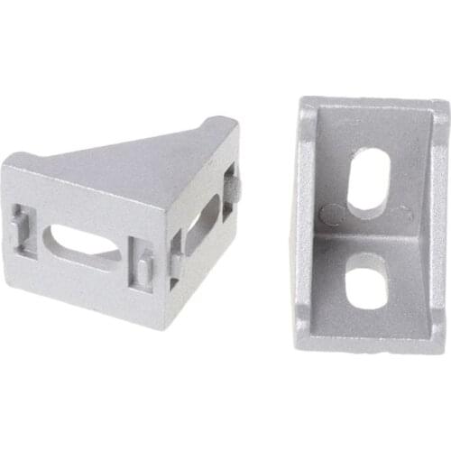 10pcs 3030 Fasten Fitting Angle 30x30 L Connector Aluminum Corner Bracket Joint Brace