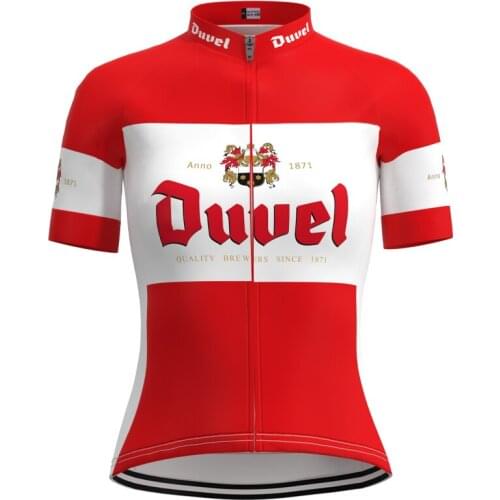 1992 Racing Duvel Team Woman Retro Cycling Jersey Short Sleeves Clothing Triathlon Mtb Bike Jersey maillot ciclismo mujer