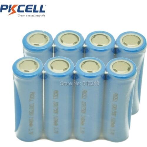 8Pieces ICR17500 17500 Rechargeable 3.7V Lithium Li-ion Mod Battery For LED Flashlights Torches