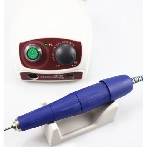 New Arrival STRONG 207 105L Handpiece 65W 40000rpm Nail Drills Manicure Machine Pedicure Electric File Bits