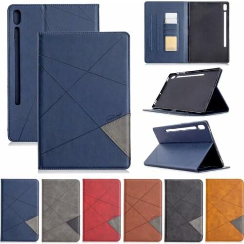 Case For Samsung Galaxy Tab S6 T860 10.5 2019 Leather Case Stand Cover For Galaxy Tab S4 T830 Silicone Soft Shell Leather Case