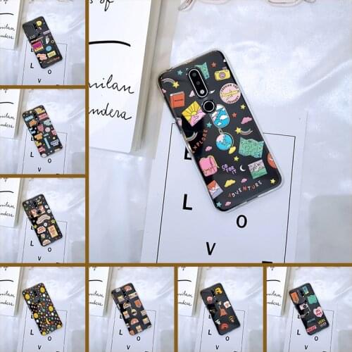 Phone Case For Nokia 3.2 4.2 Soft Silicone Cute Girl Cartoon Star Pretty Printing Back Cover For Nokia 7.1 6.1 5.1 3.1 2.1 Plus