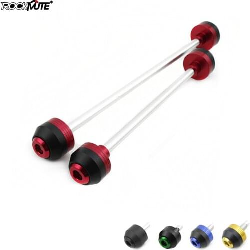 For Kawasaki ZX-6R 2007-2008 Motorcycle Front Rear Wheel Axle Fork Slider Crash Protector Drop Falling Protection