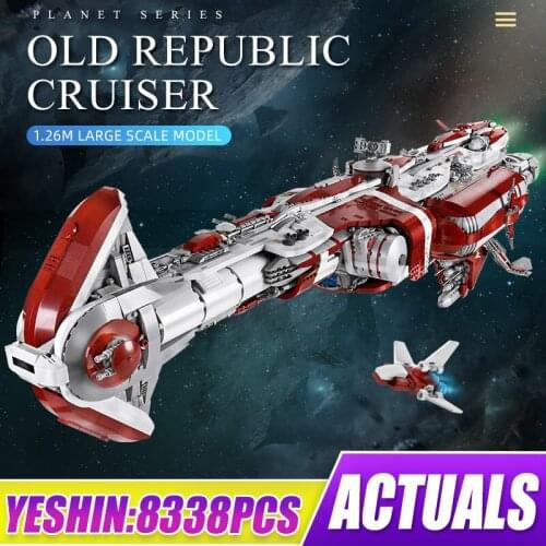 Mould King MOC Zenith Old Republic Escort Cruiser Set with Stand Building Blocks Star Destroyer Bricks Toys Children Adult Gift