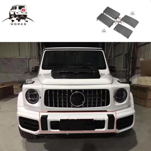 G class w464 G63 G500 front bumper rear bumper cover for G wagon w463A G500 G63 dry carbon fiber bumper cover