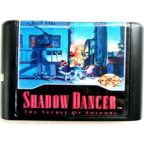 Shadow Dancer 16 bit MD Memory Card for Sega Mega Drive 2 for SEGA Genesis Megadrive