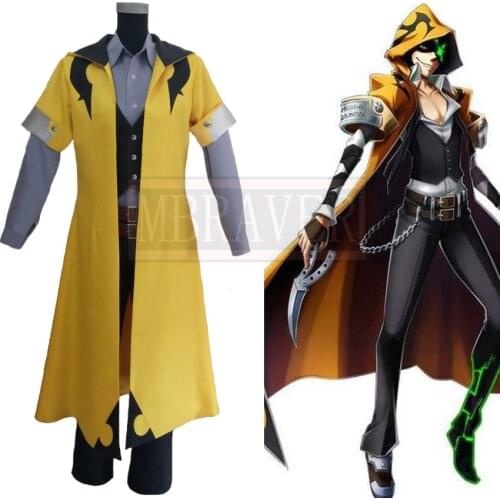 BlazBlue Hazama Cosplay Costume Halloween Party Uniform Outfit Custom Made Any Size