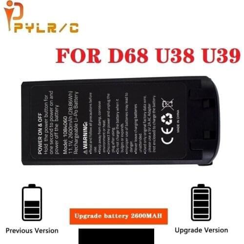 11.1V 2600MAH lithium battery FOR D68 U38 U39 dorne remote control Quaacopter spare parts 11.1v battery