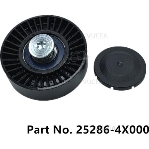 Genuine 252864X000 Idler Pulley For KIA CARNIVAL SEDONA For Hyundai Terracan 2.9L Diesel : 1998-2009