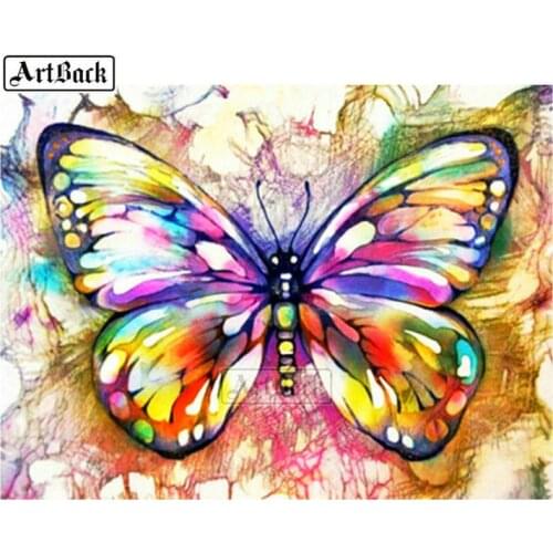 Full square drill 5d diy diamond painting cross stitch butterfly 3D diamond mosaic crafts decorative painting sx10