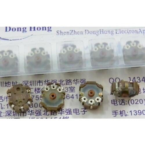 After the original Alpine RK08H113003Q ALPS potentiometer knob mounting SMD single joint 10KB