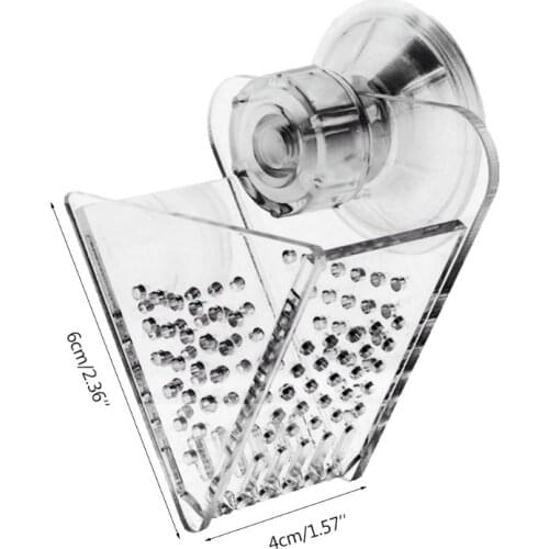 Aquarium Red Worm Feeder Fish Tank Fish Feeding Cup Shrimp Feeder Suction Cup 37MB