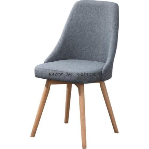 Nordic simple solid wood home computer chair children student study chair writing chair desk chair makeup chair dining chair