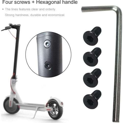 For Xioami M365 M185 Forehead Head Faucet Screw With Hex Handle Electric Scooter Accessories
