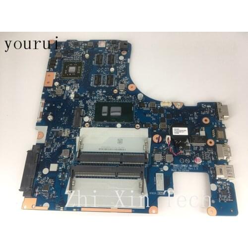 Yourui For Lenovo IdeaPad 300-15ISK Laptop Motherboard With i5-6200u BMWQ1 BMWQ2 NM-A481 DDR3 Test ok 100% original