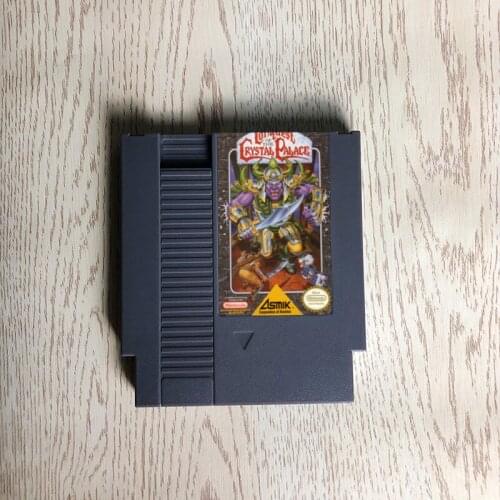 Conquest of the Crystal Palace - 72 pins 8 bit game cartridge
