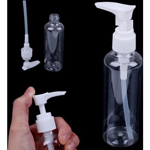 1 PCS 100ml Empty Spray Bottle Transparent Cosmetics Plastic Travel Spray Bottle Perfume Atomizer Cosmetics Sub-bottle