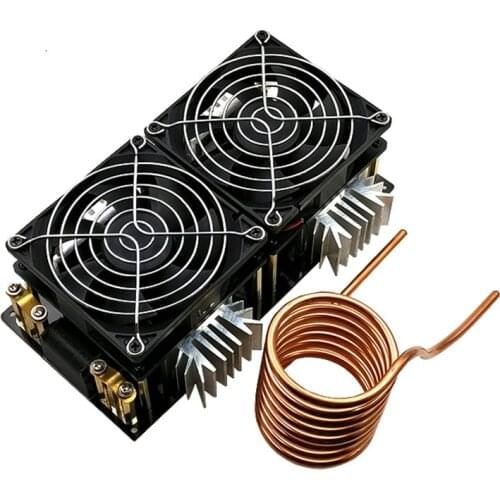 2000W ZVS Induction Heating Board Module Flyback Driver Heat Dissipation with Copper Coil for Induction Heating Module