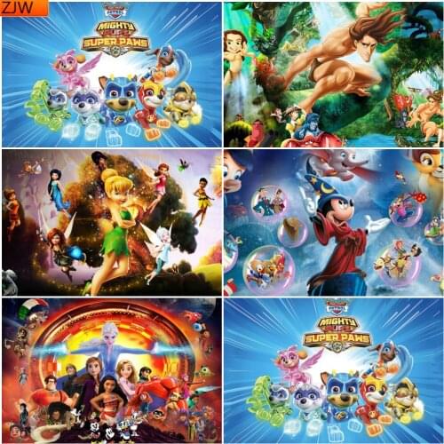 5D DIY Full Diamond Embroidery Animation Movie Character Diamond Painting Diamond Mosaic Cross Stitch Kits Room Decor