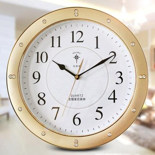 Nordic Large Gold Wall Clock Retro Luxury Living Room Bedroom Wall Watch Silent Kitchen Horloge Murale Home Decorative ZB5WC