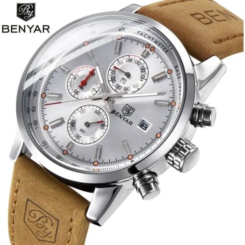 BENYAR New Mens Watches Fashion/Sport/Quartz Mens Watches Top Brand Luxury Mens Wrist Watches Reloj Hombre 2020 Dropshipping