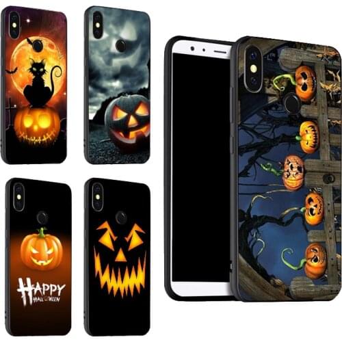 Halloween Pumpkin Horror Case For Xiaomi Redmi Note 10 Pro 7 8 Pro 8T 9S Note 9 Pro Cover For Redmi 9 9T 9C 9A 8A