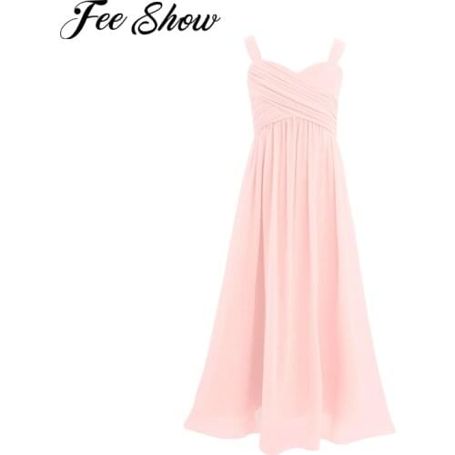 Летние платья для девочек FEESHOW China At AliExpress