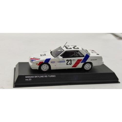 Kyo sho 1:43 NISSAN SKYLINE RS TURBO NO23 Alloy model car Metal toys for childen kids diecast gift