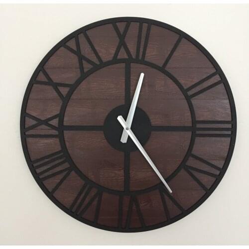 Goodtime Brown Nostalgic Black Decorative Wall Clock