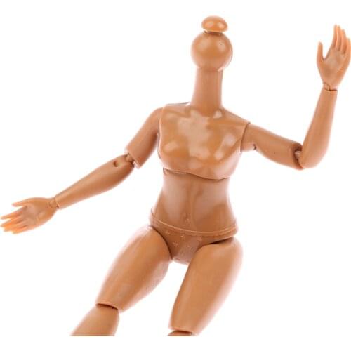 Dollhouse Doll Body Accessories Joints Can Change Head Foot Moveable 20cm Doll