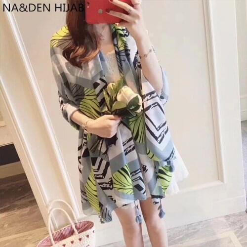 Hot Sale Womenr Geometric Print cotton scarf with tassel scarves muslim luxury shawl wrap fashion scarf scarves hijab 10pcs/lot
