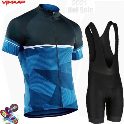 2021 pro cycling team clothing mens short sleeve jersey sets gel pad bib shorts ropa ciclismo maillot MTB road bike cycling kits