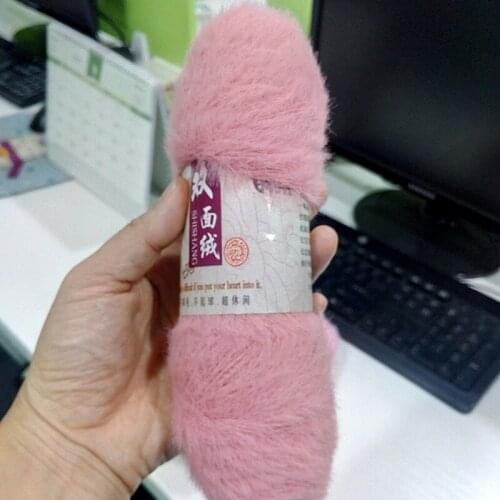 50g Soft Feather Yarn for Crocheting Furry Hand Knitting Thread Coat Sweater Hat Scarf Knitting Yarn DIY Craft Thread