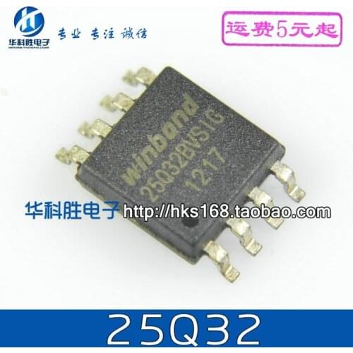 Original 5PCS / 25Q32BVSIG W25Q32FVSIG 25Q32 SOP-8 SOP8