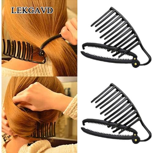 Magic Women DIY Professional hair clip Hair Styling tools office female braider Comb Clip For Hair French Twist Maker