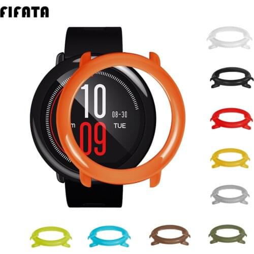 FIFATA Colorful PC Case For Huami Amazfit Bip Bit Youth Edition Protective Case For Xiaomi Huami Amazfit Watch Accessories