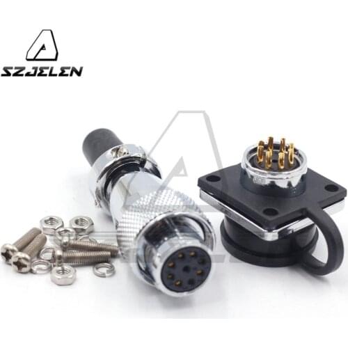 WS16 Series, 8-pin waterproof connector male female , Industrial Connectors plug socket,dustproof connector 8pin ,IP67