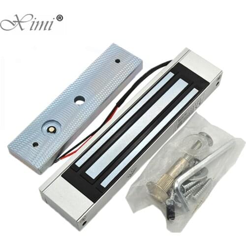 Access Control System 180KG (350LB) Single Door 12V Electric Magnetic Lock Electromagnetic Lock Holding Force Free Shipping