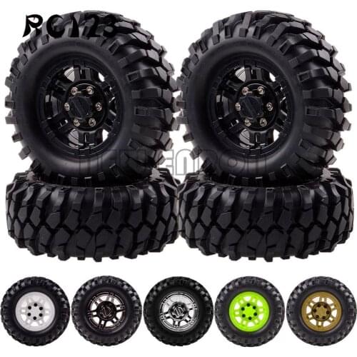 1:10 4P 1.9 Beadlock Wiel Hub Velgen & 108Mm Band Banden RcRock Crawler Voor gmade Axiale SCX10 SCX10 Ii 90046 90047Nieuwe Enron