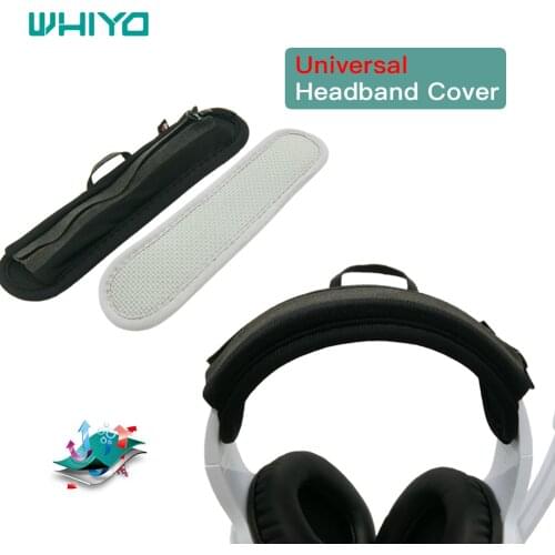 Whiyo 1 pcs of Universal Earphones Bumper Cover Headband Zipper Cushion Full Closure Replacement Sleeve Protection Pad Head beam