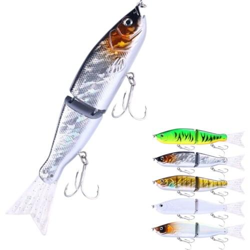 1pcs Multi Sections 2 Segments Fishing Lure 18cm 52g Jointed Wobbler Crankbait Artificial Hard Bait With Hook Swimbait Tackle