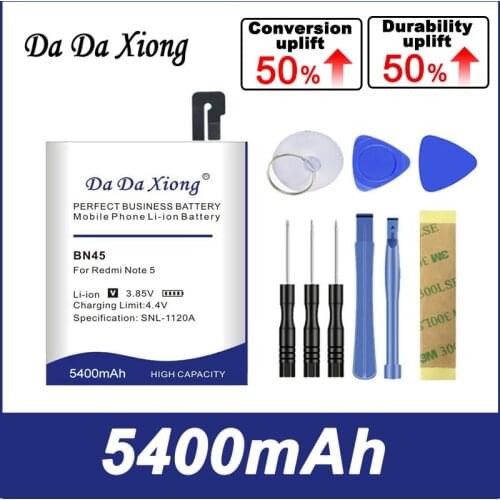 100% Original BN45 5300mAh Battery for Xiaomi Redmi Note 5 Hongmi Note 5 Replacement Li-ion Battery free shipping