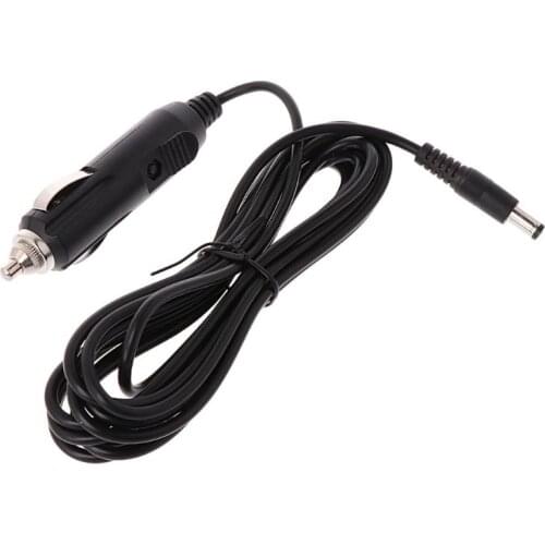 12V DC 5.5mm x 2.1mm Car Cigarette Lighter Power Plug Cord Adapter Cable 2.9m