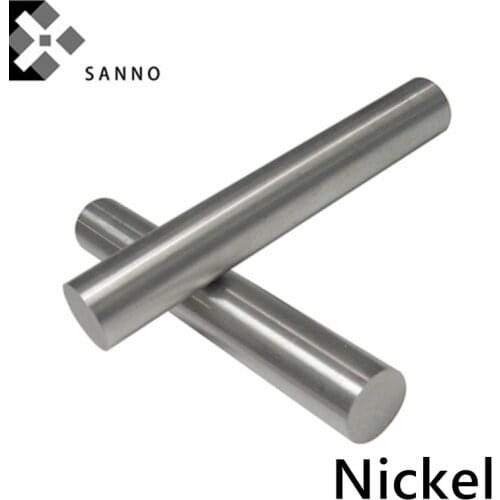 99.95% Purity Nickel bar / Nickel rod 1x200mm - 30x100mm high light high temperature resistant Ni nickel round bar