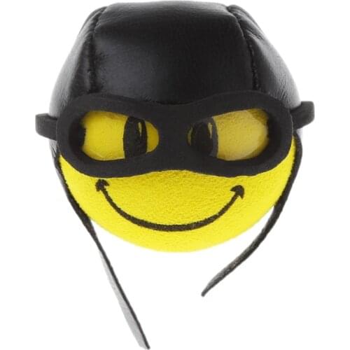 Car Styling Yellow Funny Cartoon Doll Antenna Balls Plush EVA Foam Aerial E7CA