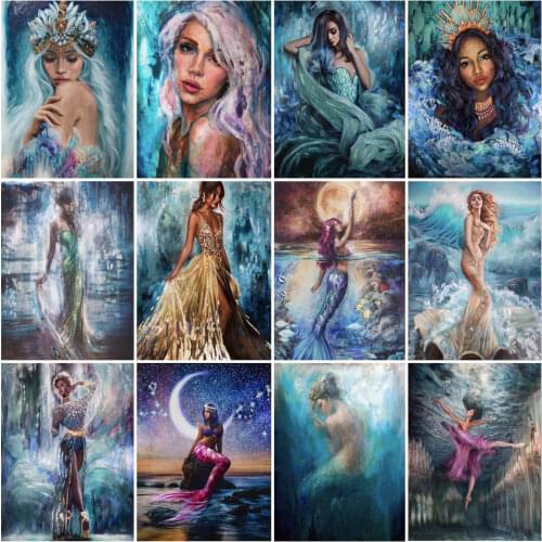 5D DIY Oil Painting Scene Diamond Painting Full Square/Round Embroidery Diamond Setting Mosaic Painting Gift Handmade Products