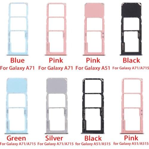SIM Card Tray+SIM Card Tray+Micro SD Card Tray for Samsung Galaxy A71/A51/A51/ A515